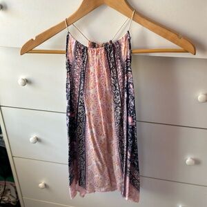 TRIBAL HALTER TANK TOP